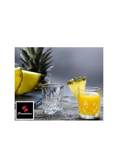 Paşabahçe 52780 Timeless Kahve Yanı Su Bardağı 62 Cc 4 Lü Kutuludur Beyaz