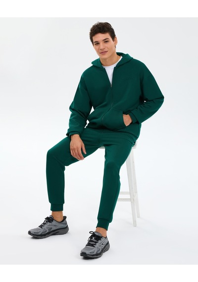Skechers M Essential Full Zip Hoodie Sweatshirt Erkek Haki Sweatshirt S2610014-4222
