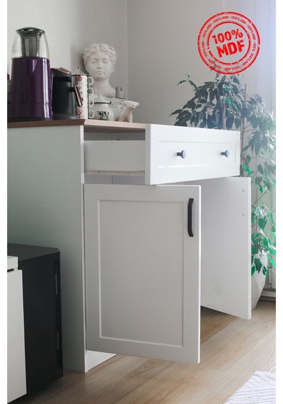 Modern Kahve Köşesi Ahşap - Beyaz Çok Renkli Modern Kahve Köşesi Ahşap - Beyaz Çok Renkli