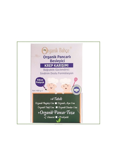 Organik Bahçe Organik 4 Tahıllı-Pancarlı Krep Karışımı 400 G
