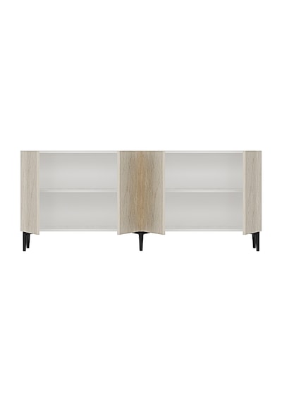 Ka1813bt Corsa Konsol Ve Tv Sehpası Beyaz-traverten 180cm