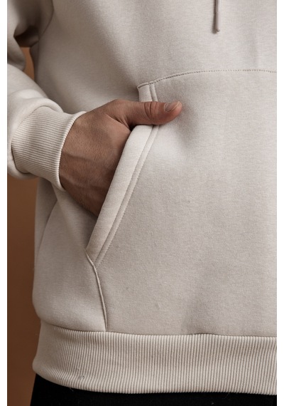 Scorp Origin Erkek Hoodie Sweatshirt Bej Standart Çok Renkli