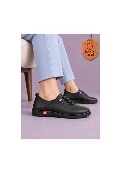 Ms Baccio Kadın İçi Dış Hakiki Deri Sade Model Çok Şık Çok Rahat Ortopedik Taban Günlük Casual Ayakkabı Siyah Ms Baccio Kadın İçi Dış Hakiki Deri Sade Model Çok Şık Çok Rahat Ortopedik Taban Günlük Casual Ayakkabı Siyah
