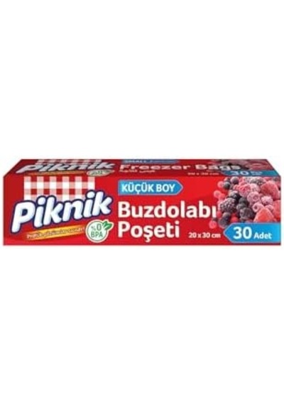 Piknik Buzdolabı Poşeti Küçük 30'lu