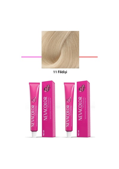 Hubrendy Tedarik 2 Li Set Premium 11 Fildişi - Kalıcı Krem Saç Boyası 2 X 50 G Tüp