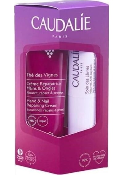 Caudalie The Des Vignes El ve Tırnak Kremi 30 ML + Dudak Kremi 4.5 G