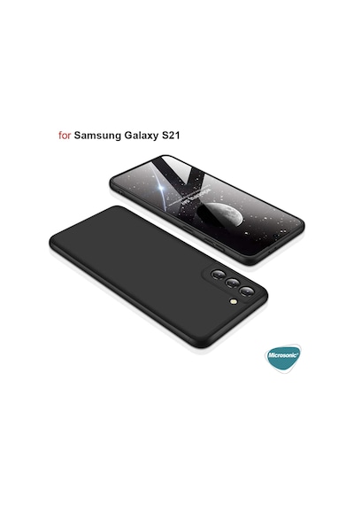 Microsonic Samsung Uyumlu Galaxy S21 Plus Kılıf Double Dip 360 Protective