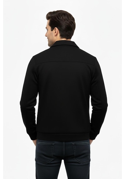 Dynamo Erkek Siyah Regular Fit Mevsimlik Süet Spor Mont8091 Bgl-st05013 Siyah