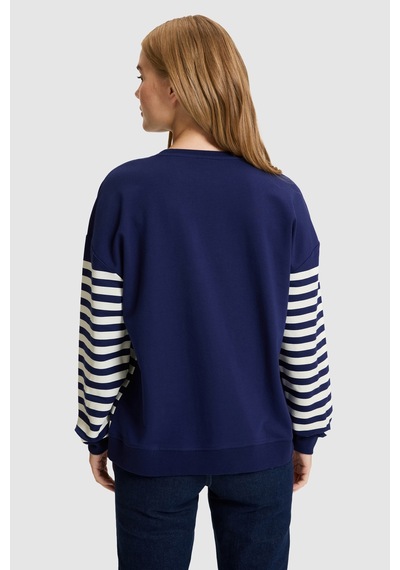 U.S. Polo Assn. Kadın Açık Lacivert Bisiklet Yaka Sweatshirt 50328990-vr059