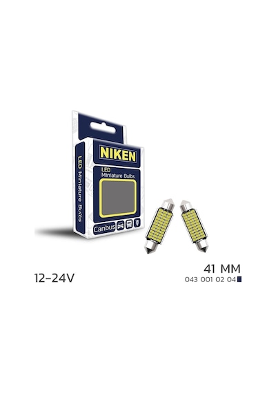 Niken Led Ampul Sofit Canbus Led 41mm 12-24v