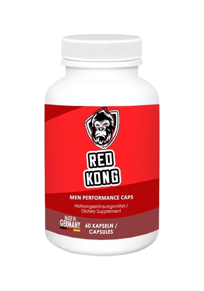 Red Kong: 2 Adet Erkeklerin Performansına Çok Özel Formüllü 60lı Destekleme