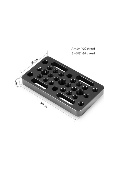 Smallrig 1598 1/4 - 3/8-16 Vida Delik Plakası Cheeseplate