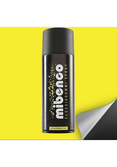 Plasti Dip - Mibenco 400Ml Sprey - Mat Pastel Sülfür Sarısı