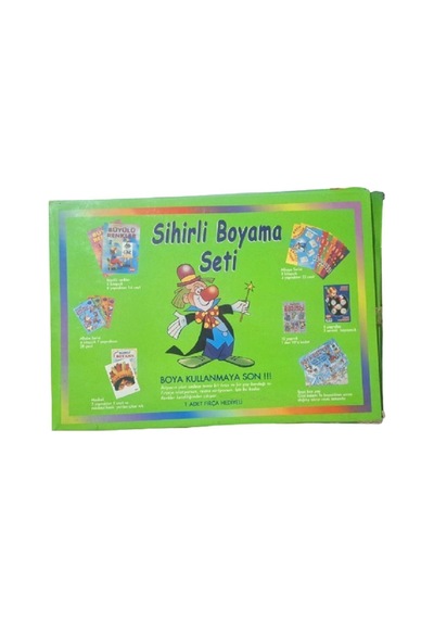 Sihirli Boyamalı Kutu Oyunu.
