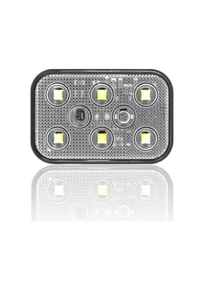 Sanel Animasyonlu 12-24V Universal Kare 6 Led Dış Mekan Uyumlu Beyaz SBDF6W