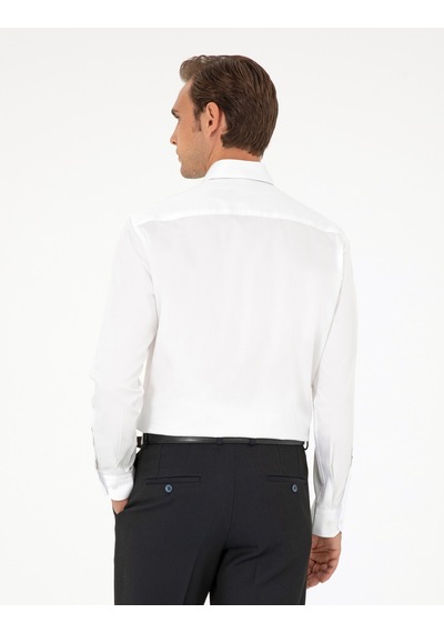 Pierre Cardin Erkek Beyaz Gömlek Basic 50292536-vr013