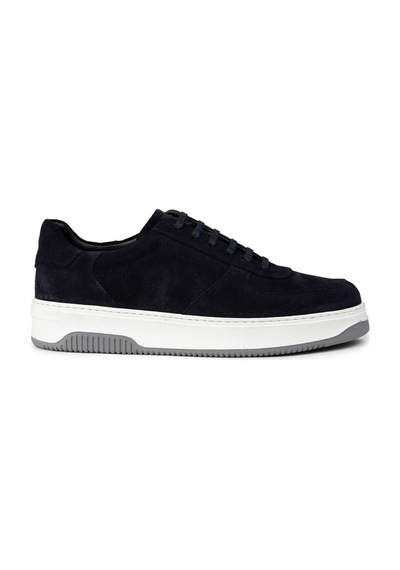 Deery Hakiki Süet Mavi Erkek Sneaker Ayakkabı - 01965mmvıe04 Mavi
