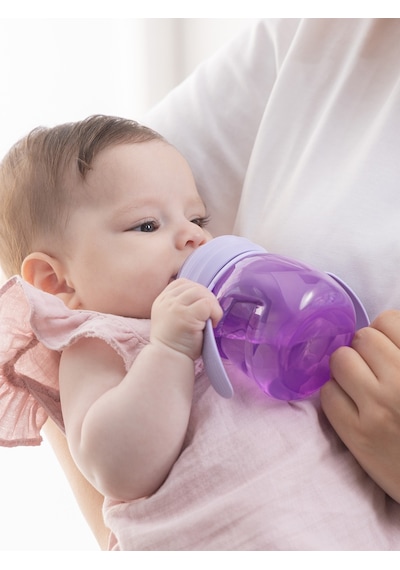 Mooma Alıştırma Bardağı 200 Ml - Lila Mor