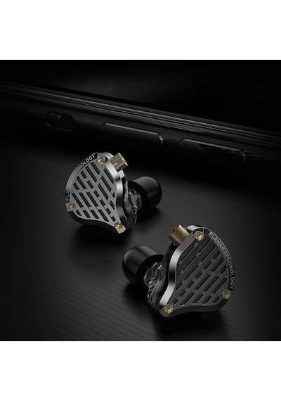 Kz Pr3 13.2mm Gerçek Planar Sürücü Hi-fi Kulak İçi Monitör Kulaklık Mikrofonsuz