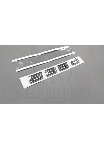 Bmw 5 Serisi E60 F10 F11 535d Uyumlu Bagaj Yazısı Krom