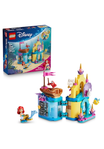LEGO® ǀ Disney Princess Ariel'in Sihirli Mini Sarayı 43285 – 5 Yaş ve Üzeri Çocuklar için Karakter İçeren Oyuncak Yapım Seti(179P)