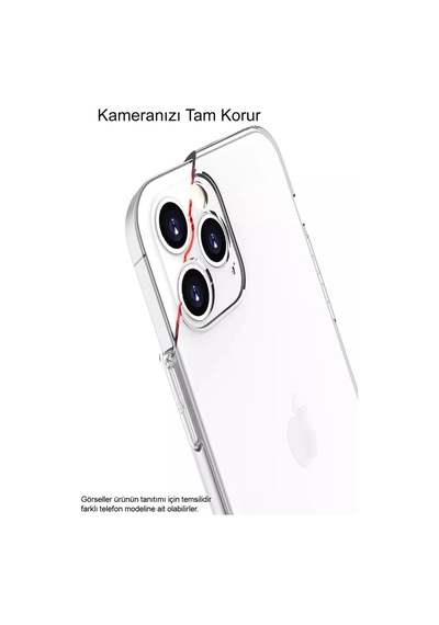 Infinix Uyumlu Hot 20 Kapak Kamera Korumalı Süper Silikon Şeffaf Kılıf