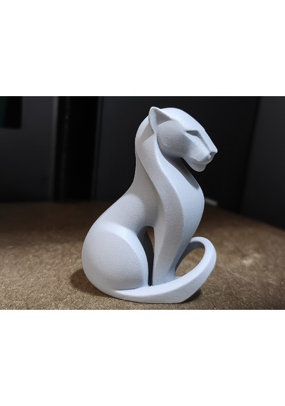 Hediyelik Aslan Figürü 15 Cm Doğal Malzemeli Modern Ev Ofis Masa Dekoru