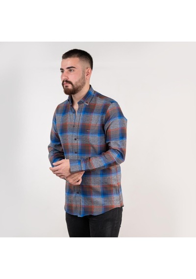 Dorss Slimfit Ekose Erkek Gömlek