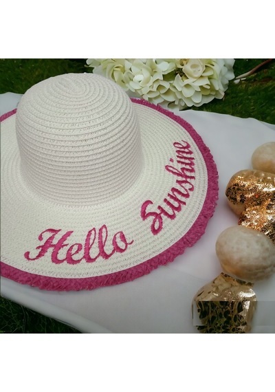 Kadın Hasır Plaj Şapkası Natural Beige Sute Bucket Hat Plaj Havuz Bej