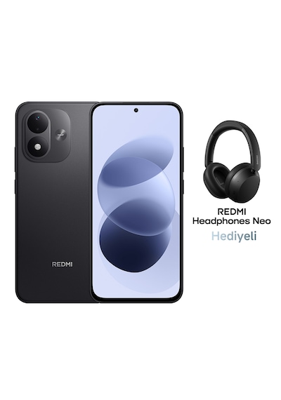 Xiaomi Redmi Note 17 4G 6 GB 256 GB (Xiaomi Türkiye Garantili) Siyah+Xiaomi Redmi Neo Bluetooth 5.4 Kulaküstü Siyah Kulaklık