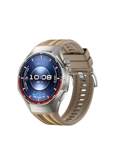 Huawei Watch Gt 6/5 Pro 46mm Kordon Lansman Kumaş Dikişli Silikon  Klips 1e-1 Uyum 102