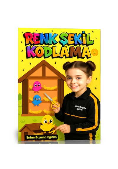 Renk Şekil Kodlama Seti Cırt Cırtlı 3-9 Yaş