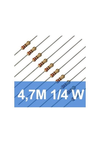 4.7M 1/4W Direnç (10 Adet)