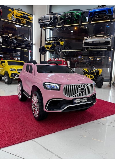 Poyraz Akülü Suv Akülü Araba 12v 0-8 Yaş Özel Plaka Pembe