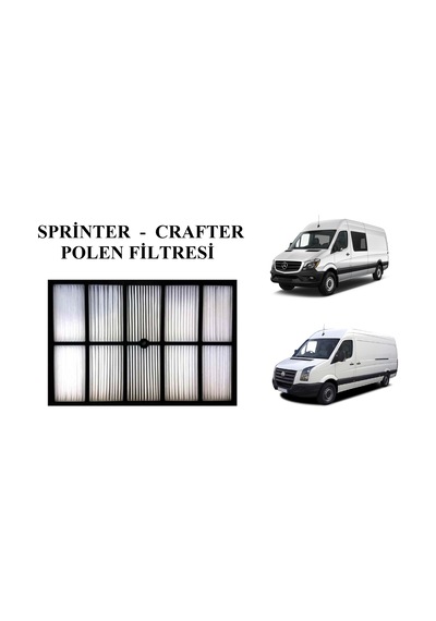 Sprinter Crafter 2007-2017 Çerçeveli Kasalı Polen Klima Filtresi