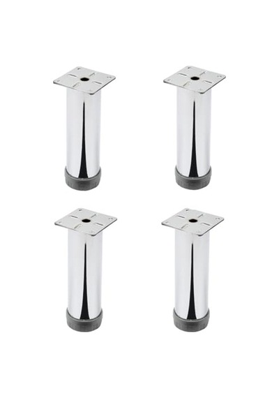 Kanepe Koltuk Çekyat Yükseltme Ayağı Tablalı Krom Metal 10 Cm 4 Adet Vidaları İle Birlikte Diğer