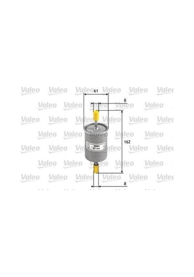 Valeo 587008 Yakıt Filtresi Alfa Romeo 156 1.6ts 9705 1.9 2.0 0205 6qe201511
