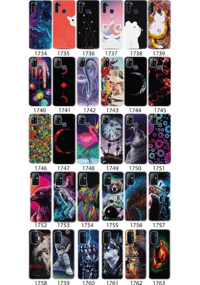 Samsung Uyumlu Galaxy M21 Kilif Desenli Baskili Silikon Kiliflar 334620125