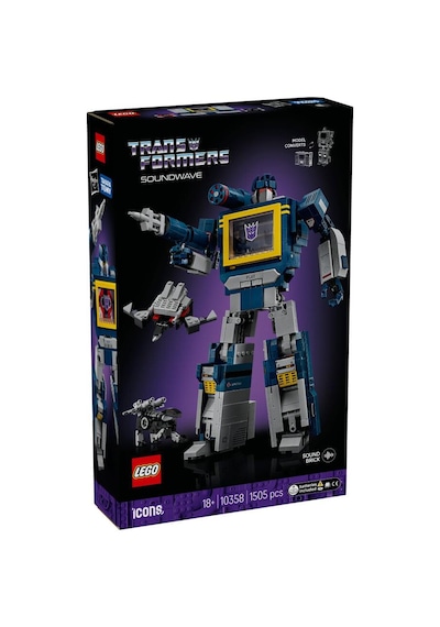 Lego10358 Icons Transformers: Soundwave