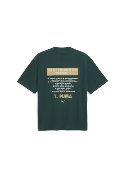 Puma Graphıc Football Tee Yeşil Erkek T-shirt