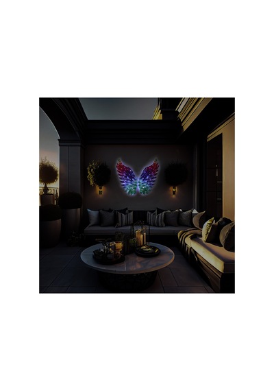 Kişiye Özel Led Işıklı Epoksi Tablo Lenora Renkli Melek Kanadı Dekoratif Duvar Dekoru Çok Renkli - 760527661 Çok Renkli Kişiye Özel Led Işıklı Epoksi Tablo Lenora Renkli Melek Kanadı Dekoratif Duvar Dekoru Çok Renkli - 760527661 Çok Renkli