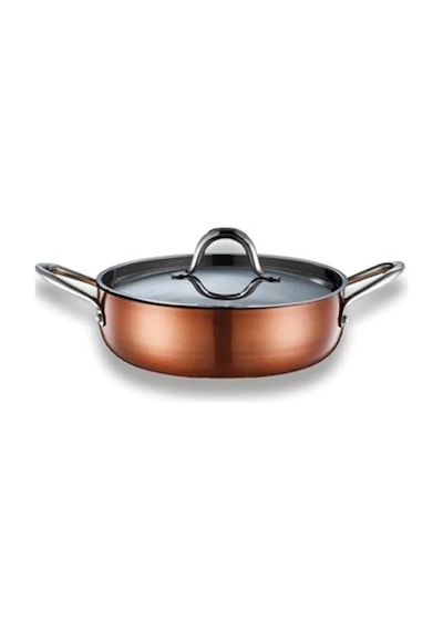 Brioni Copperfield İndiksüyon Basık Tencere 24 Cm Cpf123