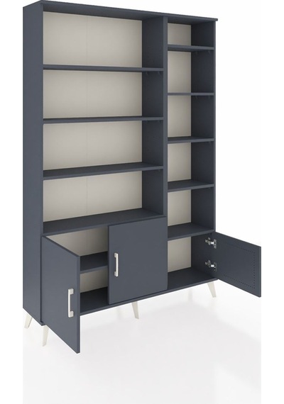 Arges Dolap 10 Raflı 3 Kapaklı 132x30x195 Antrasit-antrasit/antrasit Antrasıt/antrasıt Arges Dolap 10 Raflı 3 Kapaklı 132x30x195 Antrasit-antrasit/antrasit Antrasıt/antrasıt