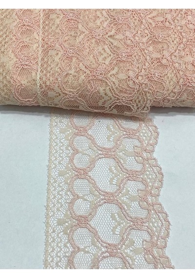 Karan Tuhafiye Dantel/kolberli Dantel / 2 Metre Boyunda / 10 Cm Eninde, Pembe Diğer