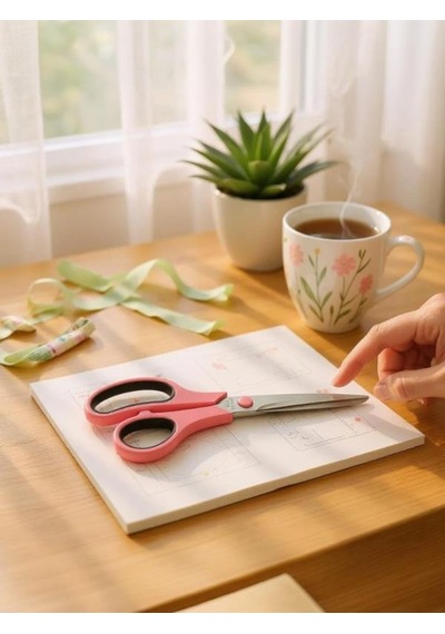 Ark Scıssors 19 Cm Pastel Pembe Makas