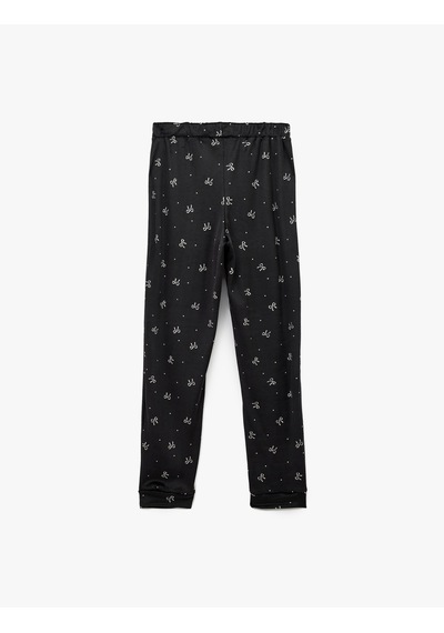 Koton Beli Lastikli Rahat Kalıp Fiyonk Baskılı Pijama Altı Siyah Desenli 6wlk40079mk Siyah Desenli Koton Beli Lastikli Rahat Kalıp Fiyonk Baskılı Pijama Altı Siyah Desenli 6wlk40079mk Siyah Desenli