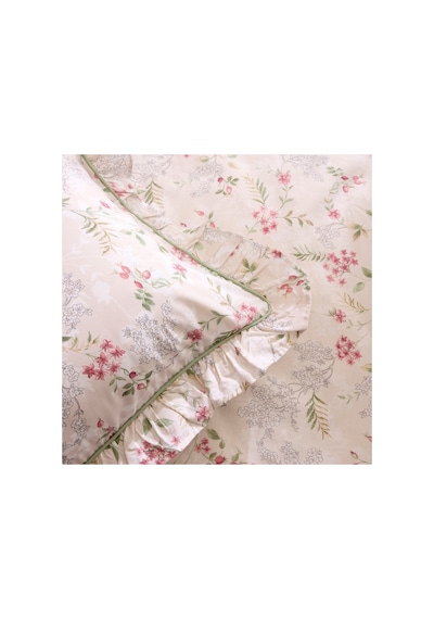 Kaşmir Home Papillon %100 Pamuk Çift Kişilik Nevresim Takımı Çağla