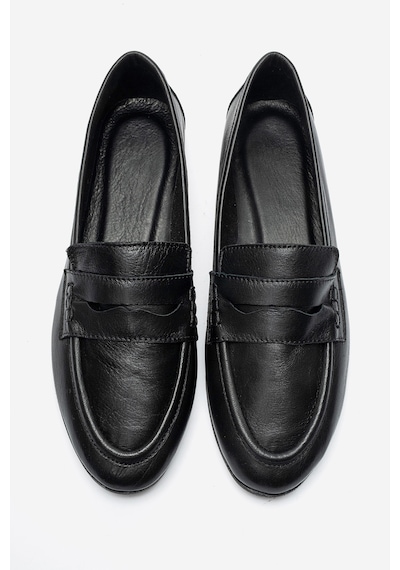 De Marscha Hakiki Deri Kadın Loafer Siyah Toscana 1961 Sıyah