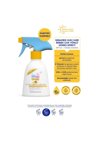 Baby Güneş Sprey Spf 50+ 200 Ml Parfümsüz