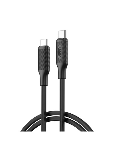 Xo 60w Hızlı Şarj Kablosu Type-c Nb-q265b 1 Metre Veri Transferi Silikon Tasarım, Kırılmaya Karşı Dayanıklı Kablo Siyah